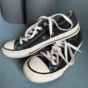 Black and White Converse Sneakers